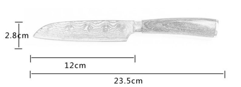 Carpenter's Special Set 6-piece Set 8-piece Set Knife Chef Knife Kitchen Knife Cooking - Image 3